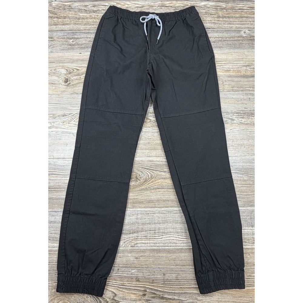 BKC The Jogger Pants Mens M Black Slim Moto Drawstring Pocket Street Gorpcore